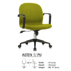KURSI KANTOR ASTEN 1  PU - DONATI