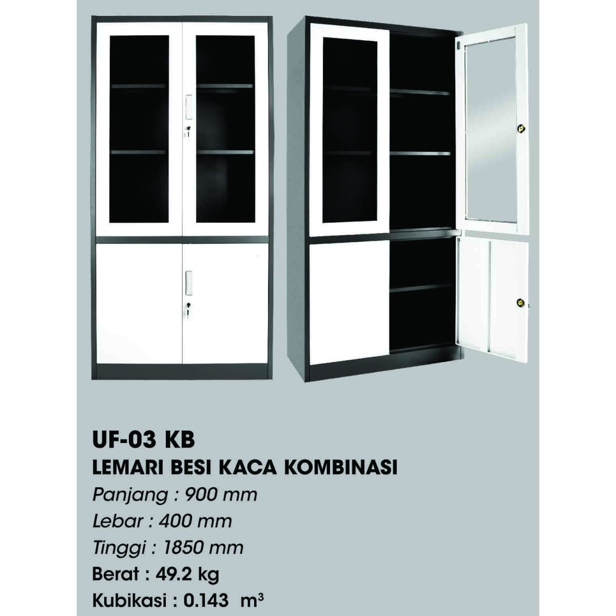LEMARI BESI UF-03 KB UNO METAL