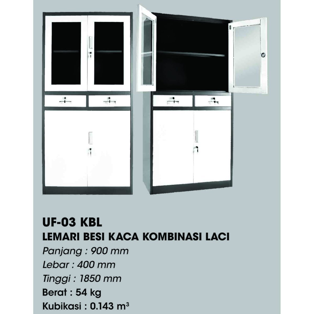 LEMARI BESI UF-03 KBL UNO METAL