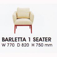 KURSI SOFA BARLETTA 1 INDACHI