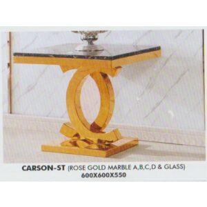 Meja Sudut Carson ST ROSE Gold Aveda
