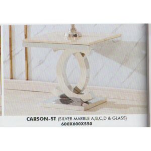 Meja Sudut Carson ST SILVER Aveda