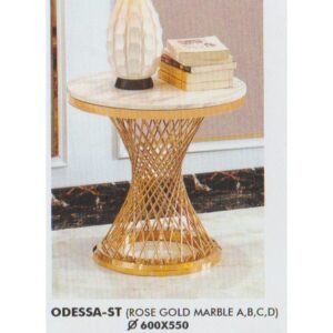 Meja Sudut Odessa ST ROSE Gold Aveda