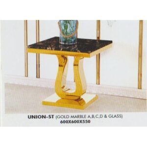 Meja Sudut UNION ST GOLD Aveda