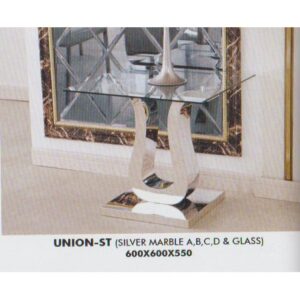 Meja Sudut UNION ST SILVER Aveda