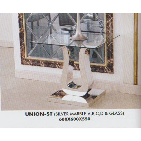 Meja Sudut UNION ST SILVER Aveda
