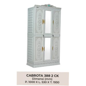 LEMARI PLASTIK CABROTA 388 2 CK NAPOLLY