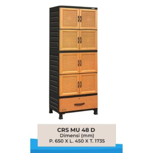LEMARI PLASTIK CRS MU 48 D NAPOLLY