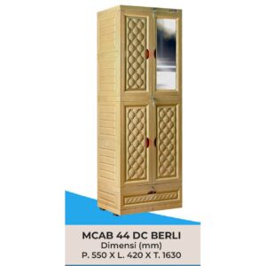 LEMARI PLASTIK MCAB 44 DC BERLI NAPOLLY