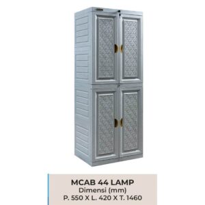 LEMARI PLASTIK MCAB 44 DC LAMP NAPOLLY